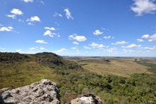 Foto do parque localizado acimado do vilarejo Pirenópolis - Estado de Goias