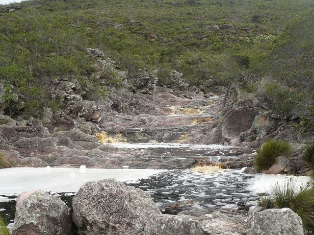 Foto da cachoeira Sibéria - Mucugê - Chapada Diamantina - Estado de Bahia