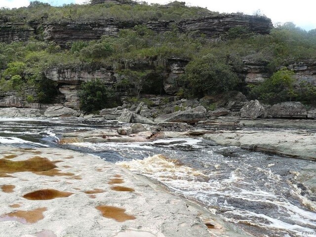 Foto da cachoeira Sibéria - Mucugê - Chapada Diamantina - Estado de Bahia