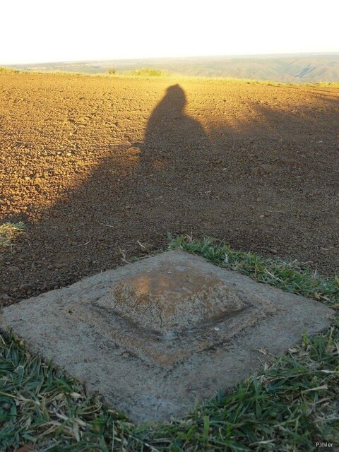 Icone sol e mirante na Chapada dos Guimaraes - Estado do Mato Grosso