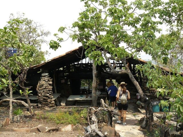 Foto do parque localizado acimado do vilarejo Pirenópolis - Estado de Goias