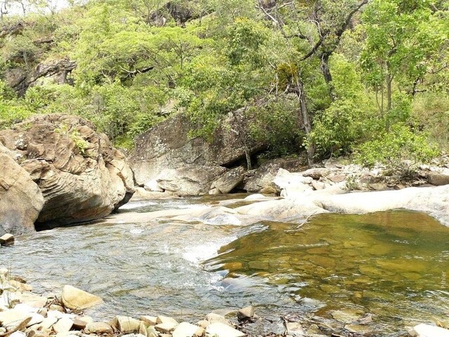 Foto do parque localizado acimado do vilarejo Pirenópolis - Estado de Goias