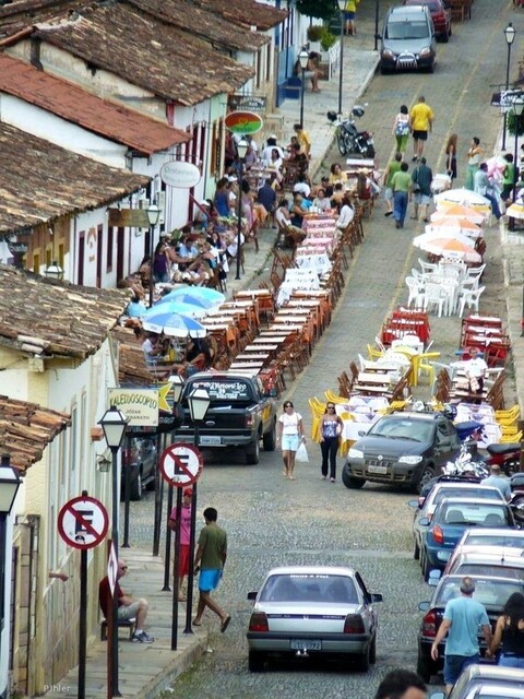 Foto do vilarejo Pirenópolis - Estado de Goias