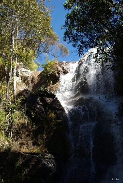 Foto da cachoeira Santa Barbara - Chapada dos Veadeiros - Estado de Goiás