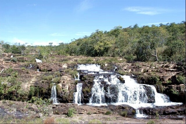 Foto da cachoeira Macoquinho - Chapada dos Veadeiros - Estado de Goiás