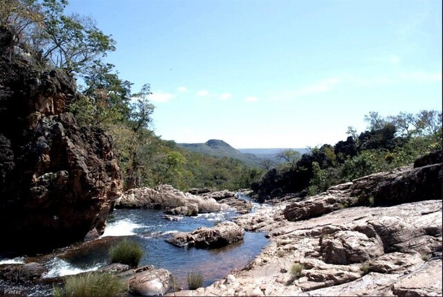 Foto da cachoeira Macoquinho - Chapada dos Veadeiros - Estado de Goiás