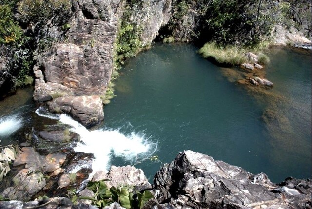 Foto da cachoeira Macoquinho - Chapada dos Veadeiros - Estado de Goiás