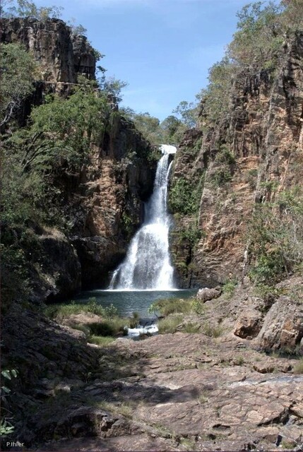 Foto da cachoeira Macoquinho - Chapada dos Veadeiros - Estado de Goiás