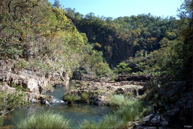 Foto da cachoeira Macoquinho - Chapada dos Veadeiros - Estado de Goiás