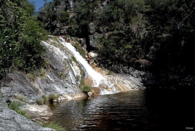 Foto da cachoeira Vederas - Chapada dos Veadeiros - Estado de Goiás