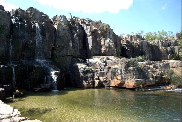 Foto das cataractes do rio Couros - Chapada dos Veadeiros - Estado de Goiás